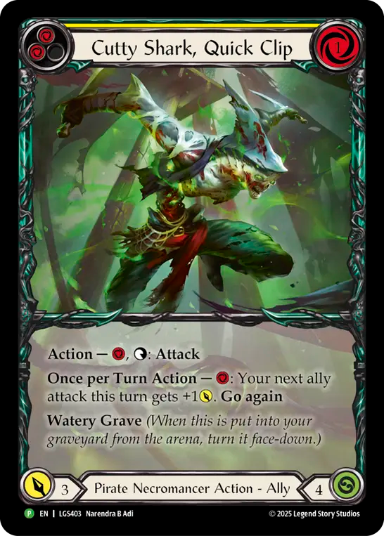 LGS Cutty Shark Quick Clip (LGS403) Rainbow Foil