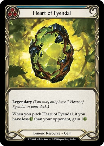WTR Heart of Fyendal Unlimited Edition Rainbow Foil