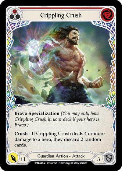 WTR Crippling Crush Unlimited Edition Rainbow Foil