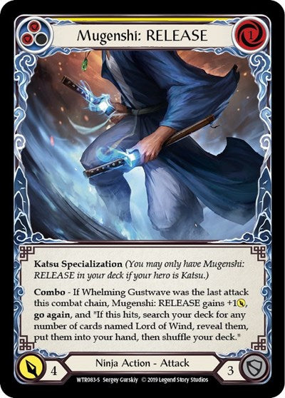 WTR Mugenshi: RELEASE Unlimited Edition Rainbow Foil