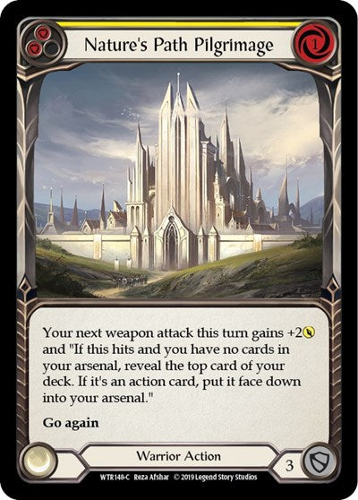 WTR Nature's Path Pilgrimage (Yellow) 1st Edition Rainbow Foil