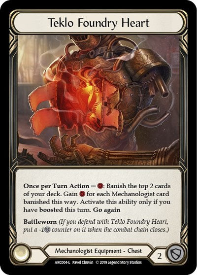 ARC Teklo Foundry Heart Unlimited Edition Rainbow Foil