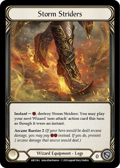ARC Storm Striders Unlimited Edition Rainbow Foil