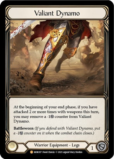 MON Valiant Dynamo 1st Edition Cold Foil