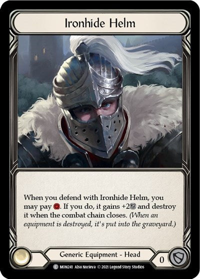 MON Ironhide Helm 1st Edition Cold Foil