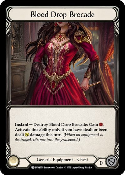 MON Blood Drop Brocade 1st Edition Cold Foil