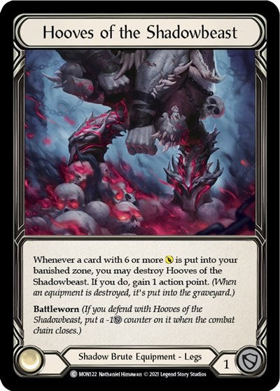 MON Hooves of the Shadowbeast 1st Edition Cold Foil