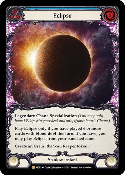 MON Eclipse 1st Edition Cold Foil