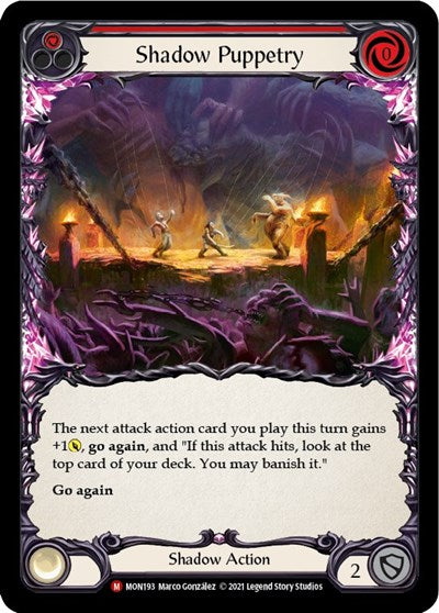 MON Shadow Puppetry Unlimited Edition Rainbow Foil