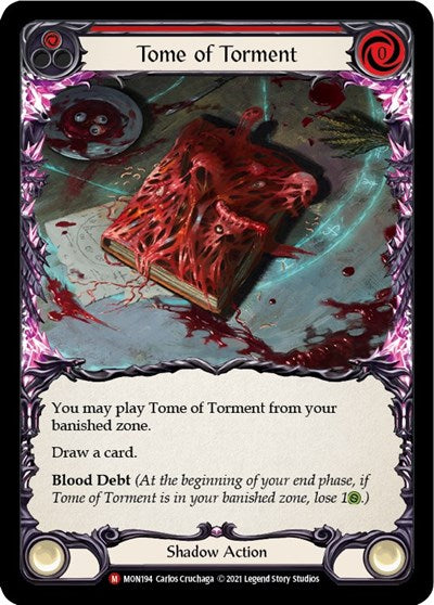 MON Tome of Torment 1st Edition Rainbow Foil