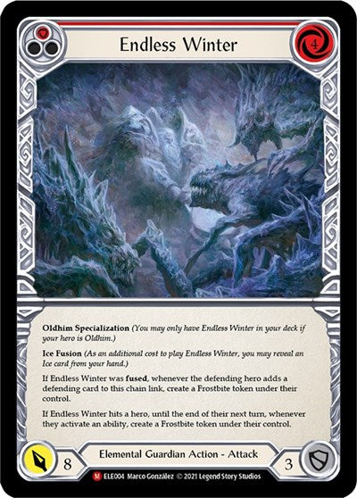 ELE Endless Winter 1st Edition Rainbow Foil