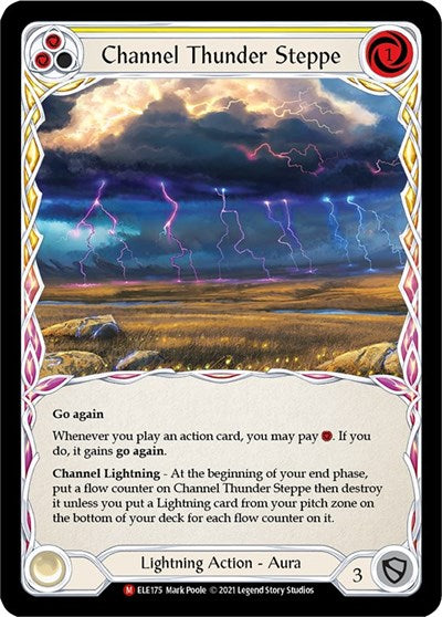 ELE Channel Thunder Steppe 1st Edition Rainbow Foil