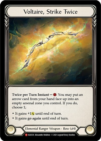 ELE Voltaire Strike Twice 1st Edition Cold Foil