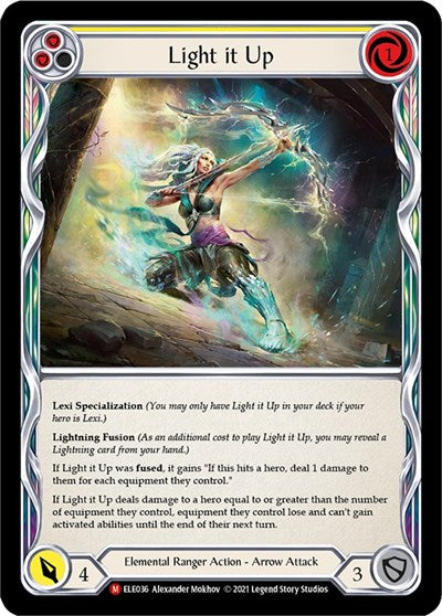 ELE Light it Up 1st Edition Rainbow Foil
