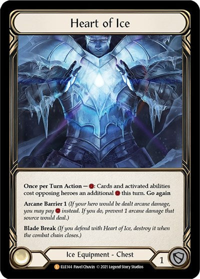 ELE Heart of Ice 1st Edition Cold Foil