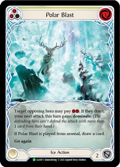 LGS Polar Blast (Yellow) - LGS073 Rainbow Foil