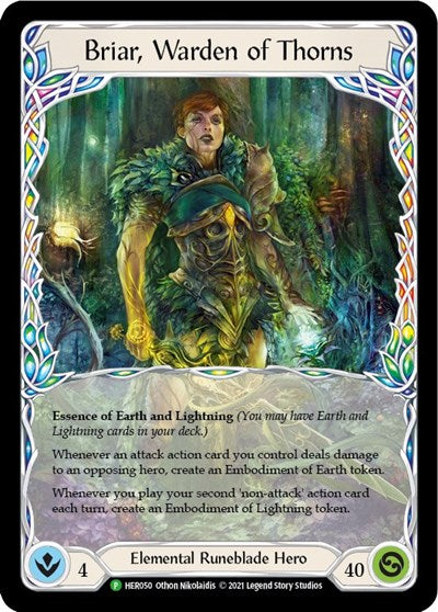 HER Briar Warden of Thorns - HER050 Rainbow Foil