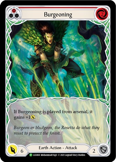 LGS Burgeoning (Red) - LGS069 Rainbow Foil