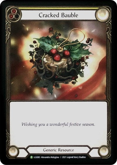 LGS Cracked Bauble - LGS083 Cold Foil