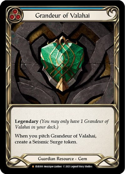 EVR Grandeur of Valahai 1st Edition Cold Foil