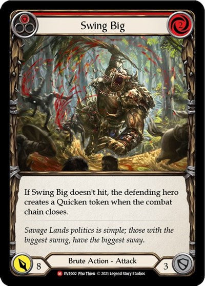 EVR Swing Big 1st Edition Rainbow Foil