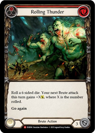 EVR Rolling Thunder 1st Edition Rainbow Foil