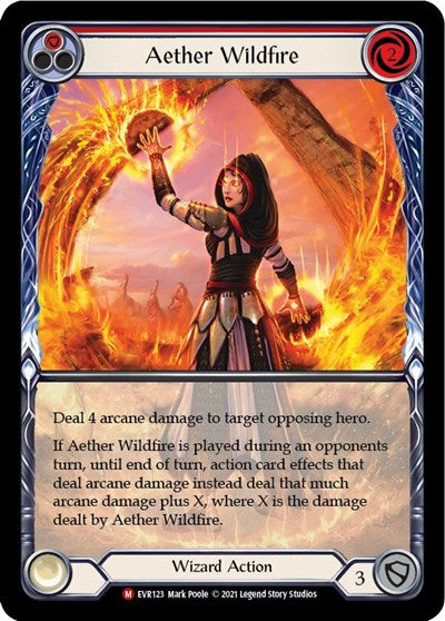 EVR Aether Wildfire (Extended Art) 1st Edition Rainbow Foil