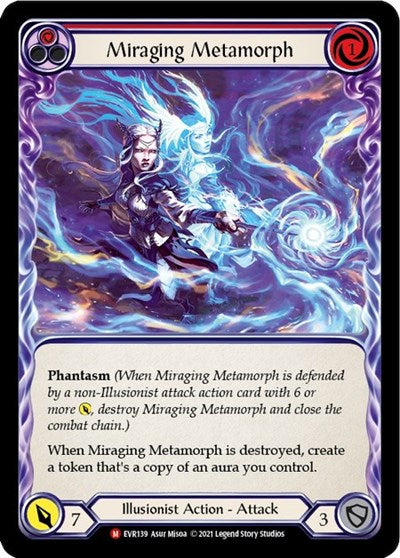 EVR Miraging Metamorph 1st Edition Rainbow Foil