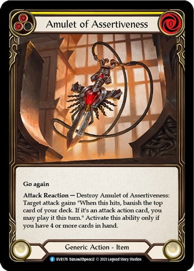 EVR Amulet of Assertiveness 1st Edition Cold Foil