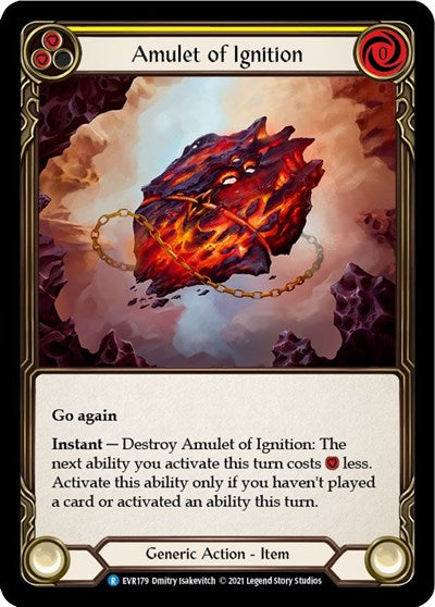 EVR Amulet of Ignition 1st Edition Cold Foil