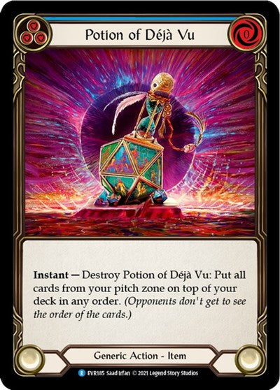 EVR Potion of Deja Vu 1st Edition Cold Foil