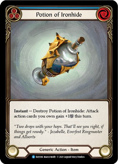 EVR Potion of Ironhide 1st Edition Cold Foil
