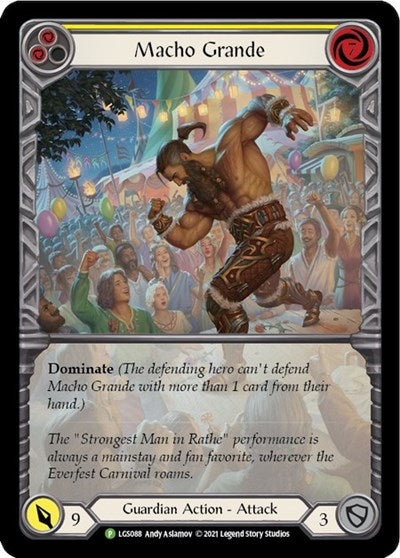 LGS Macho Grande (Yellow) - LGS088 Rainbow Foil