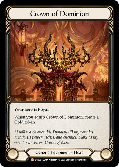 DYN Crown of Dominion Rainbow Foil