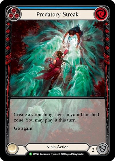 LGS Predatory Streak (Blue) - LGS124 Rainbow Foil