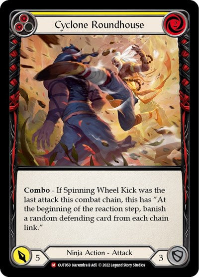 OUT Cyclone Roundhouse Rainbow Foil