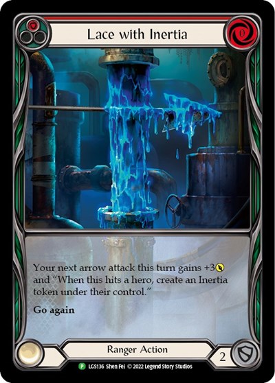 LGS Lace with Inertia (Red) - LGS136 Rainbow Foil