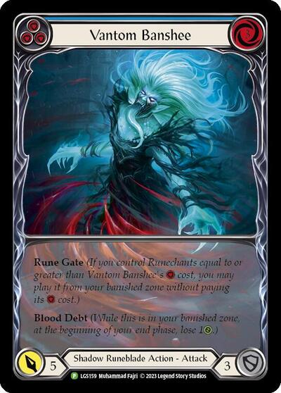 LGS Vantom Banshee (Blue) (Extended Art) - LGS159 Rainbow Foil