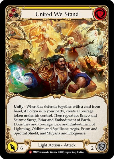 DTD United We Stand Rainbow Foil