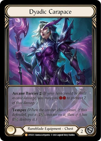 DTD Dyadic Carapace (Extended Art) Cold Foil