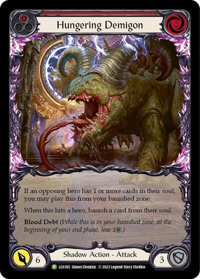 LGS Hungering Demigon (Red) - LGS165 Rainbow Foil