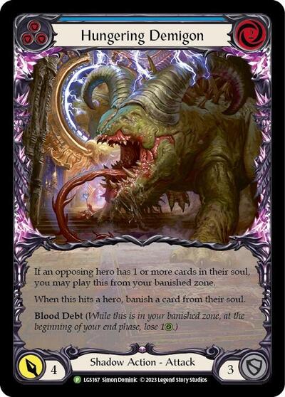 LGS Hungering Demigon (Blue) - LGS167 Rainbow Foil