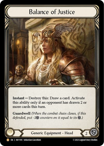 HVY Balance of Justice Cold Foil