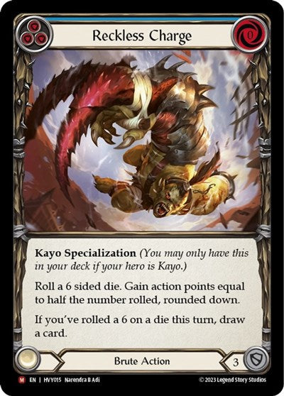 HVY Reckless Charge Rainbow Foil