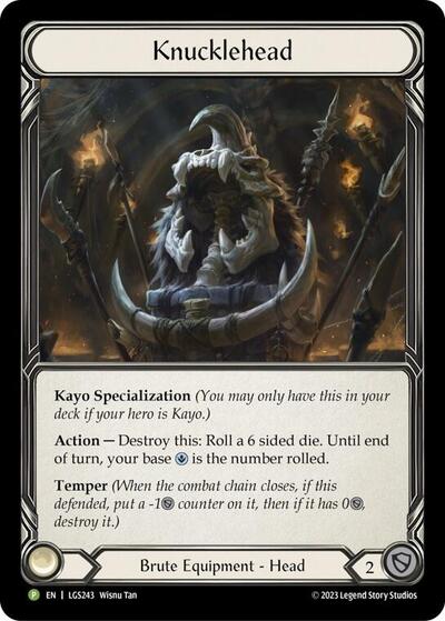 LGS Knucklehead - LGS243 Cold Foil