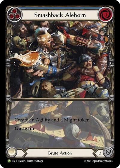 LGS Smashback Alehorn - LGS245 Rainbow Foil