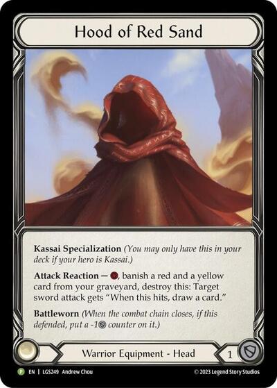 LGS Hood of Red Sand - LGS249 Cold Foil