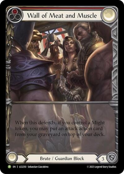 LGS Wall of Meat and Muscle - LGS250 Rainbow Foil