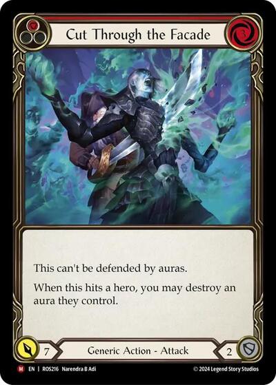 ROS Cut Through the Facade Rainbow Foil