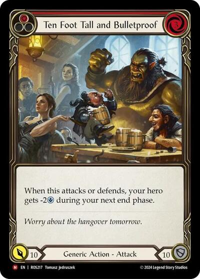 ROS Ten Foot Tall and Bullet Proof Rainbow Foil